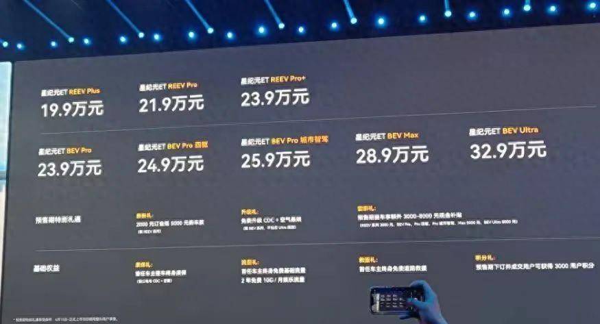 ?預(yù)售價19.9萬-32.9萬元,星紀(jì)元ET能拯救奇瑞新能源嗎?