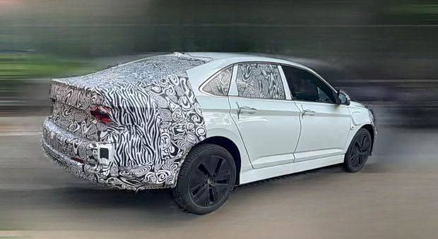 捷達新能源車諜照曝光,智能座艙與輔助駕駛系統加持,明年上市