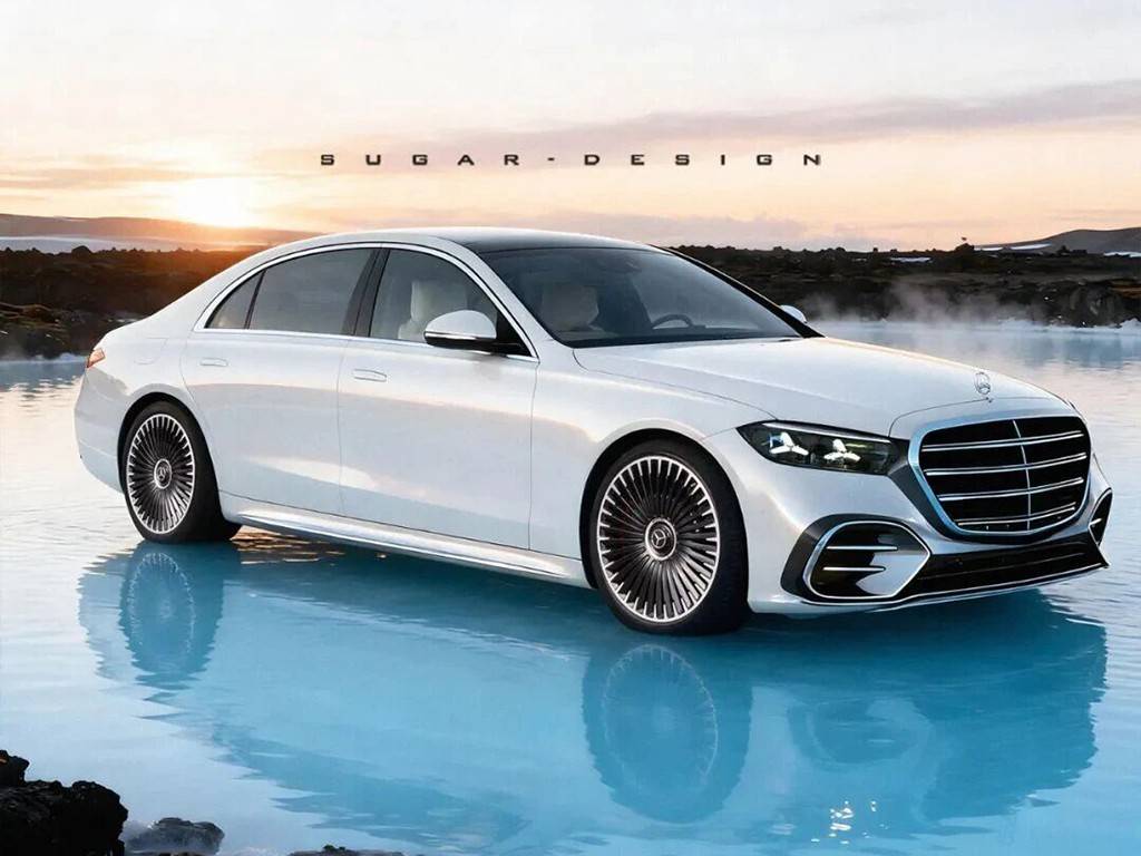 新款奔馳S級渲染圖曝光!看完這外觀,現款瞬間不香了?